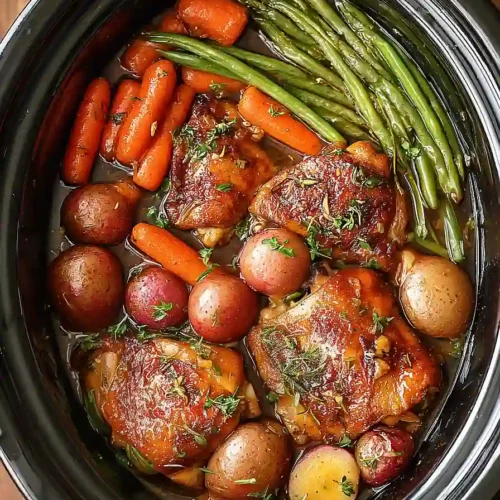 slow cooker honey garlic chicken