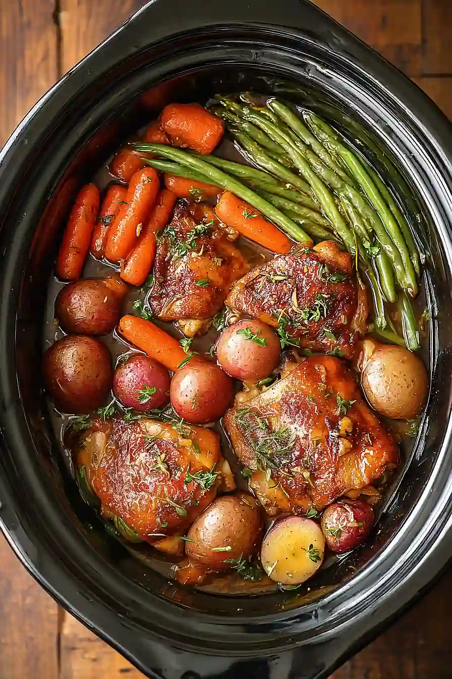 slow cooker honey garlic chicken