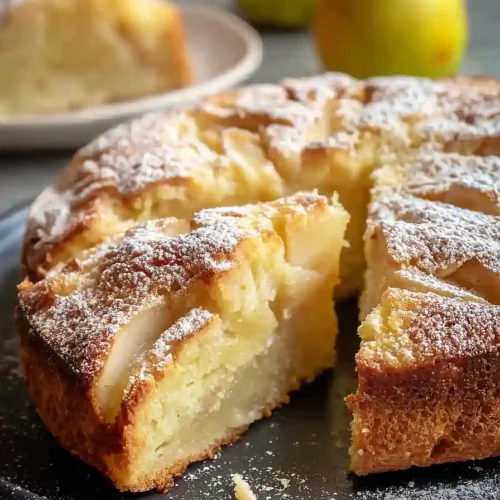 Italian Pear Ricotta Cake