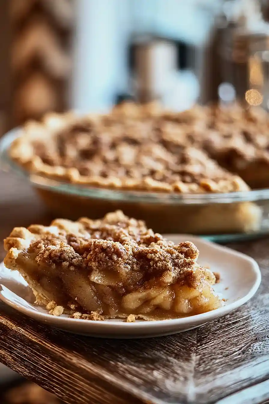 Maple Vanilla Walnut Pear Pie