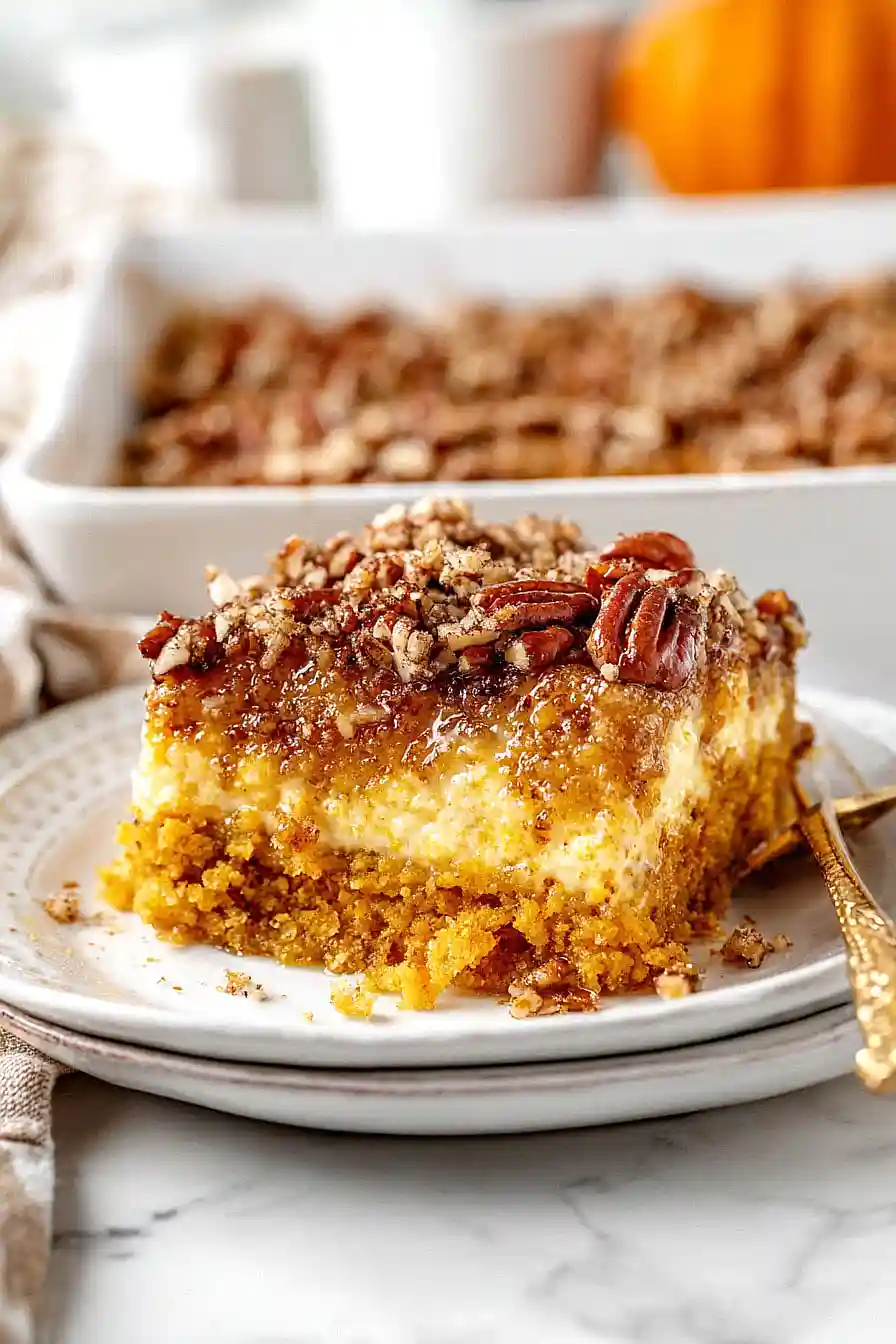 keto pumpkin dump cake 