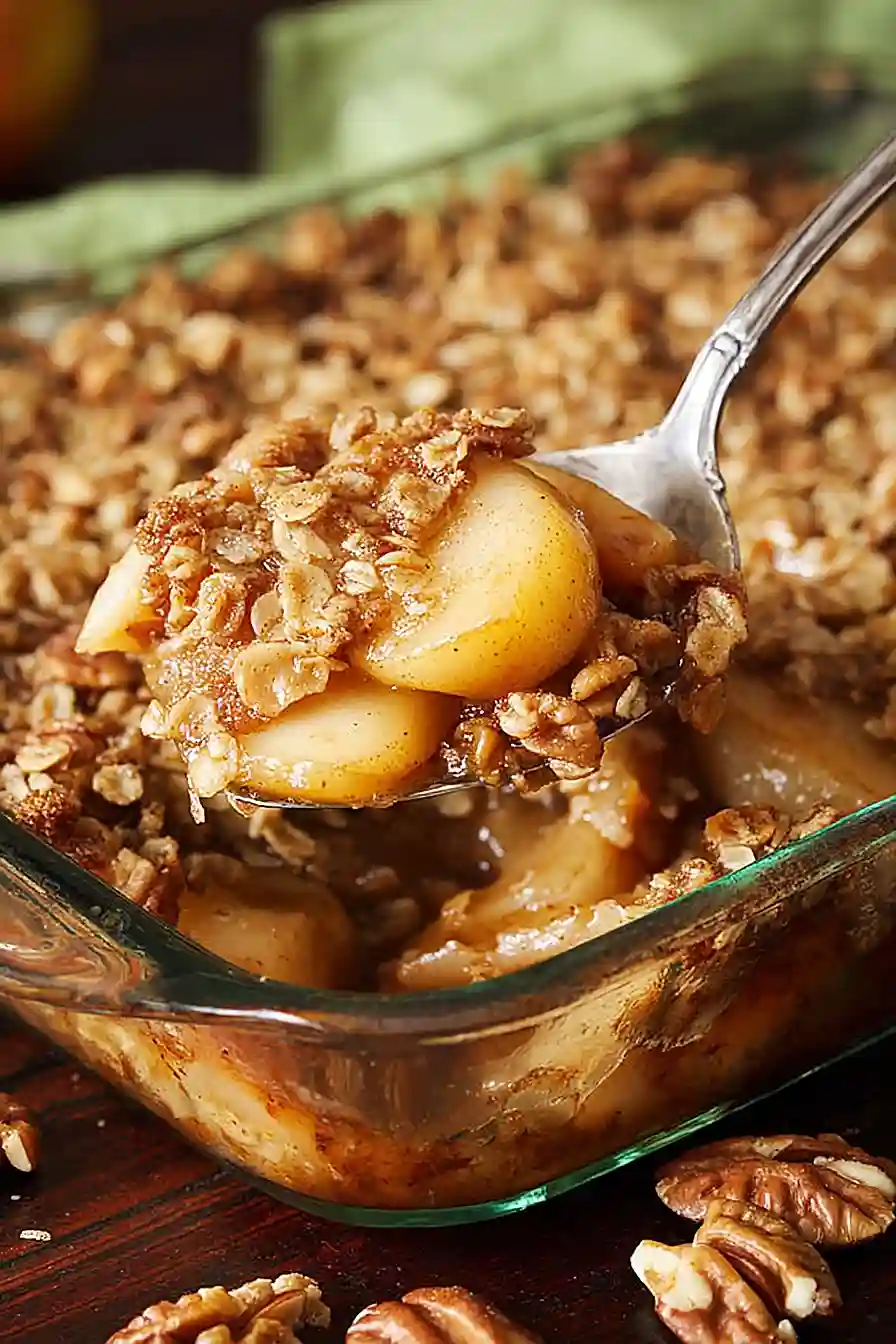 Pear & Walnut Crisp