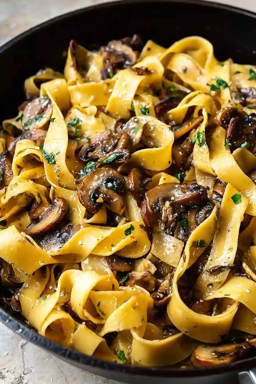 Garlic Mushroom Pasta