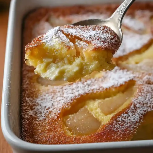 gluten-free French Almond Pear Gratin