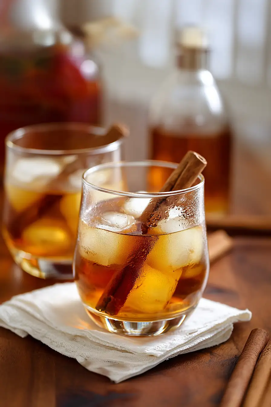 Cider and Maple Old Fashioned