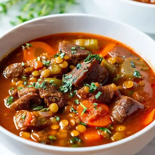 beef lentil stew