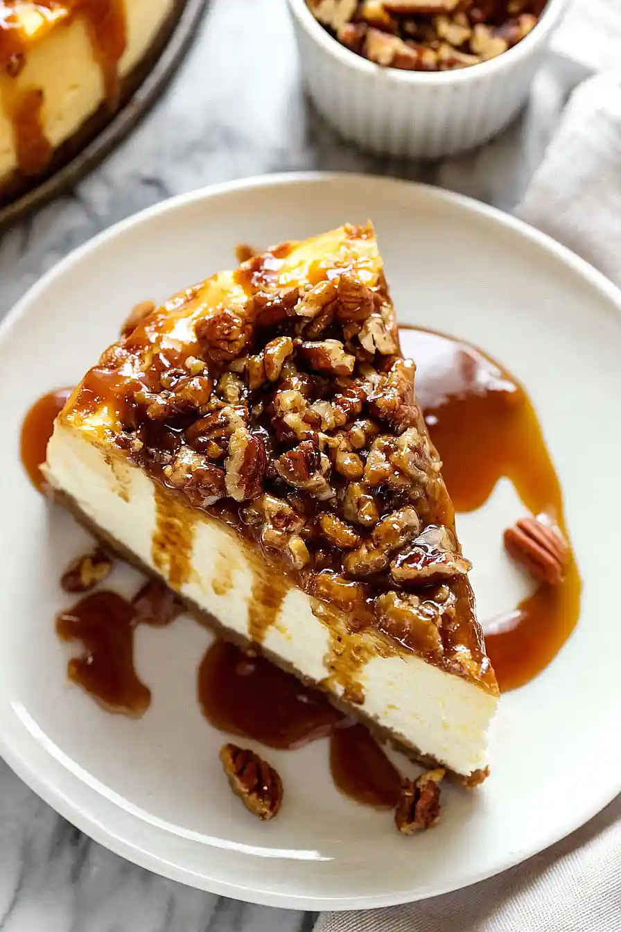 maple pecan cheesecake