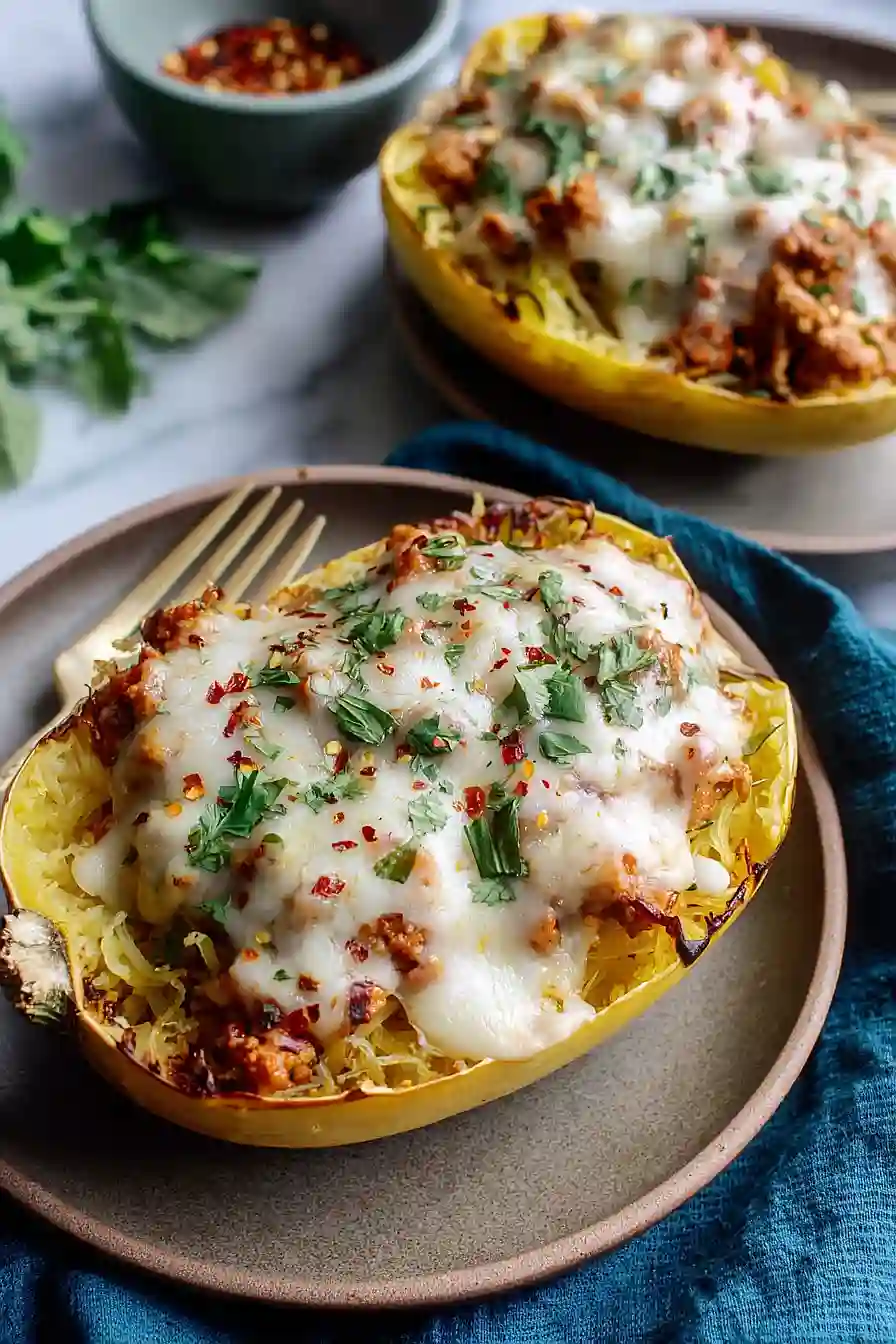 spaghetti squash with ground turkey