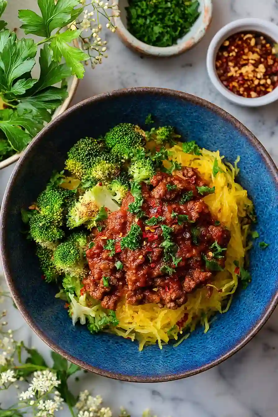 sloppy joe spaghetti squash
