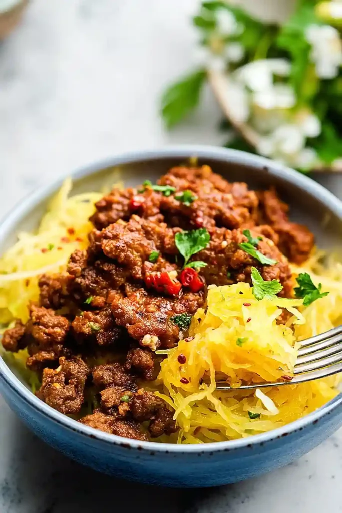 sloppy joe spaghetti squash