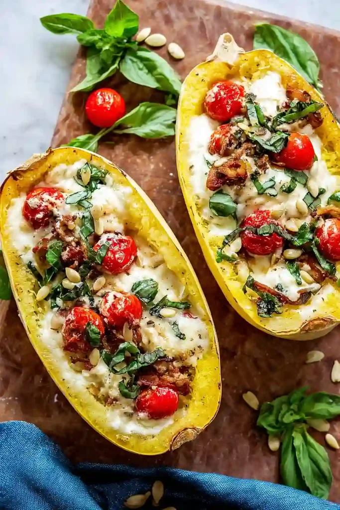 spaghetti squash with goat cheese