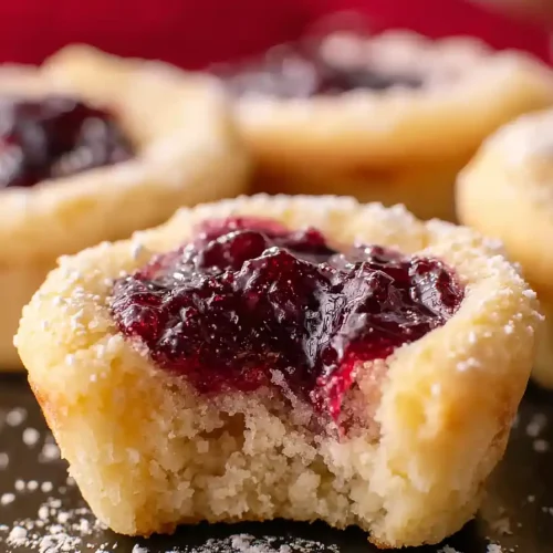 muffin tin thumbprint cookies