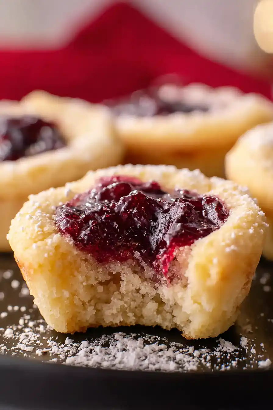 muffin tin thumbprint cookies