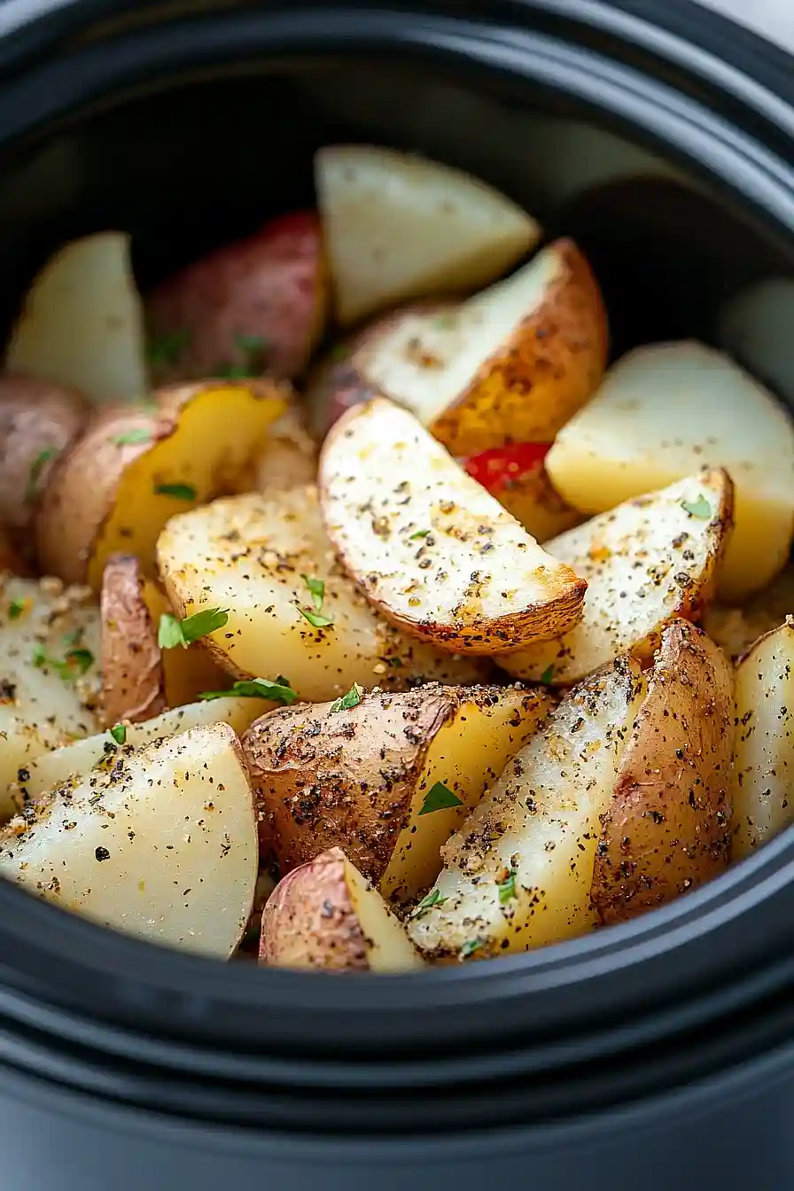 crockpot roasted potatoes