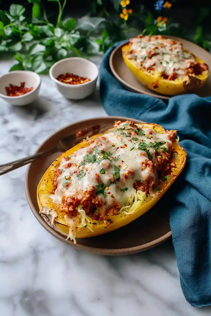 spaghetti squash with ground turkey