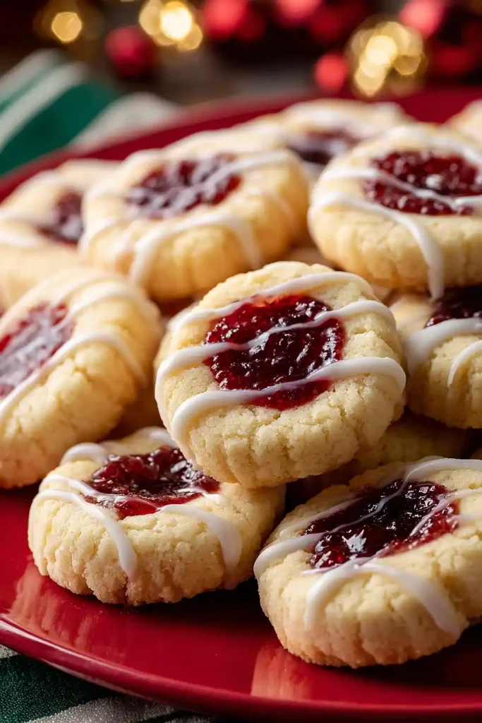 shortbread thumbprint cookies