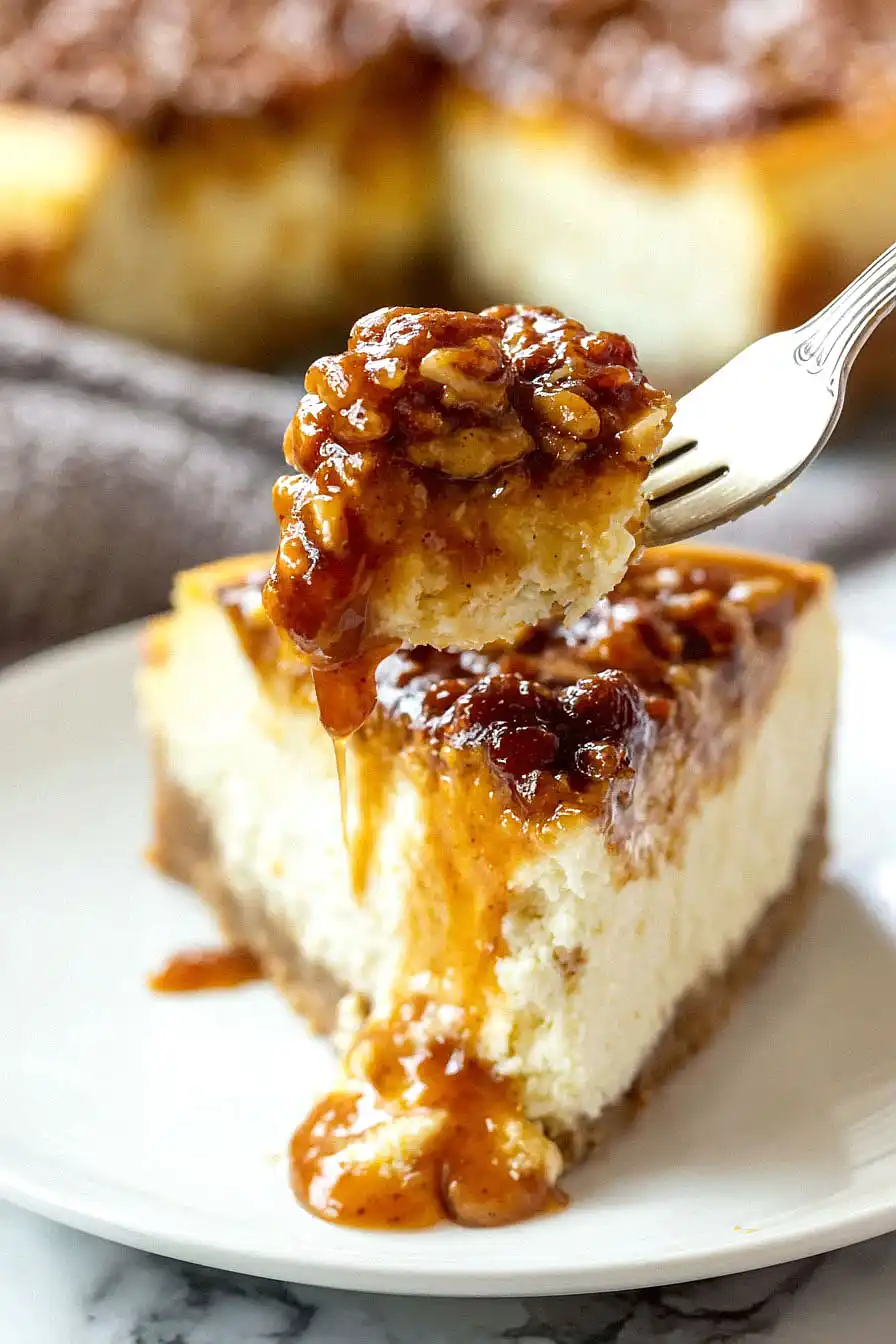 maple pecan cheesecake