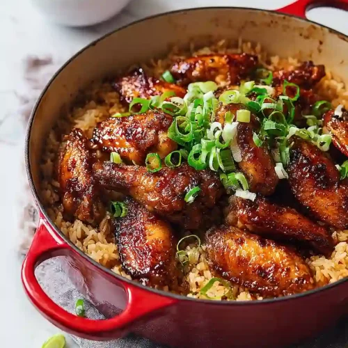 chicken wings with rice