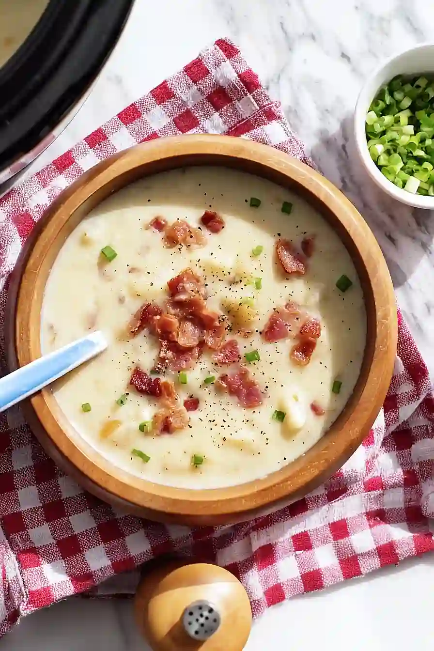 crockpot loaded potato soup