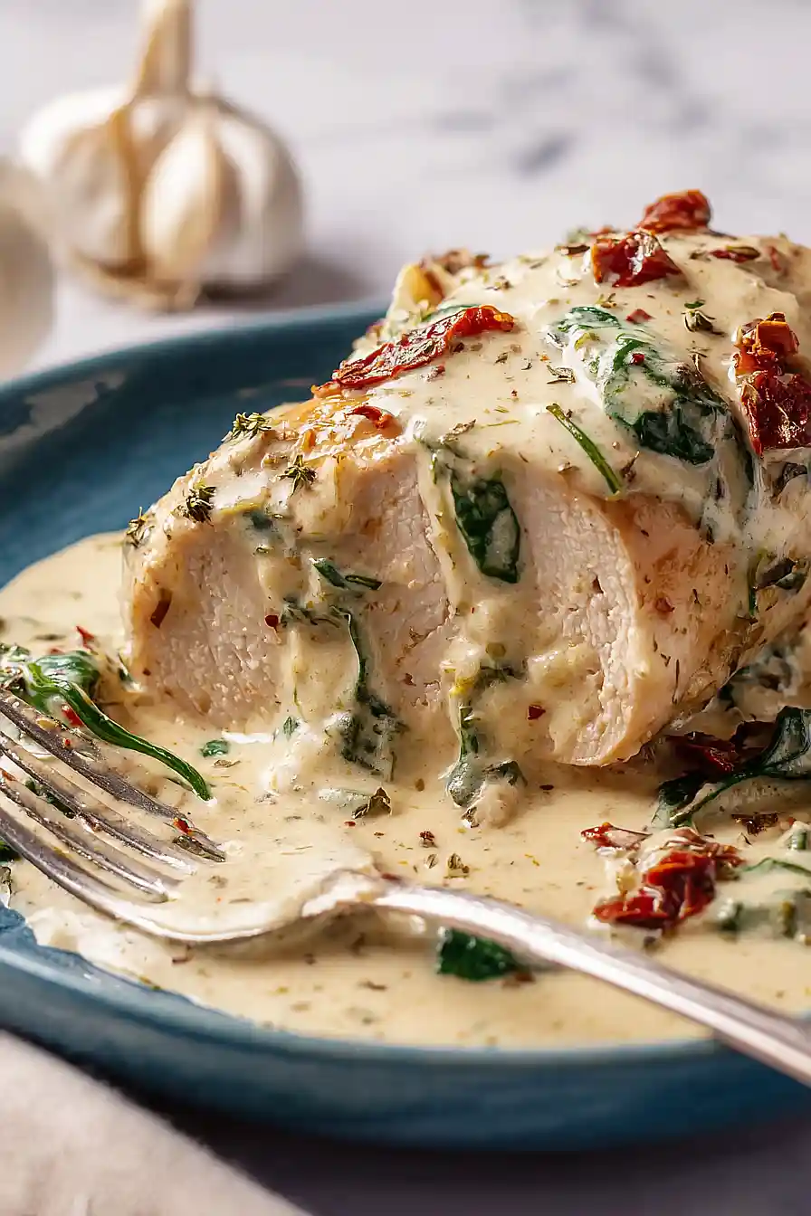 crockpot tuscan chicken