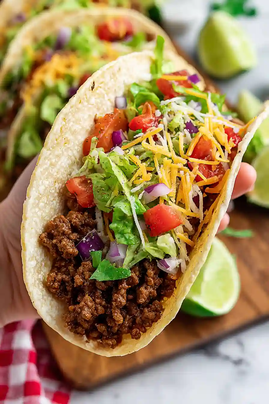 ground beef tacos