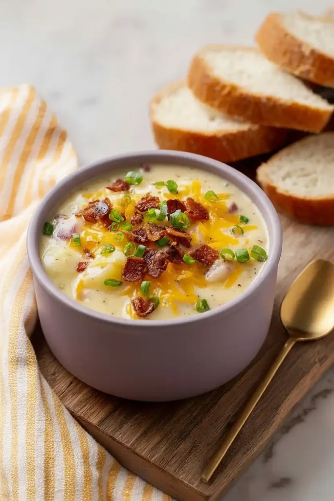 crock pot loaded baked potato soup