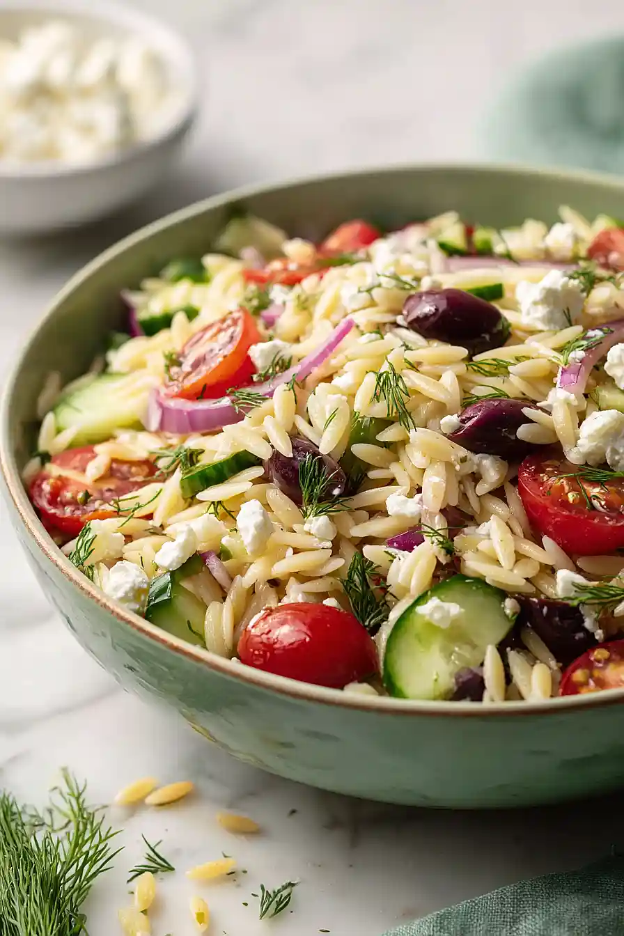 mediterranean orzo pasta salad