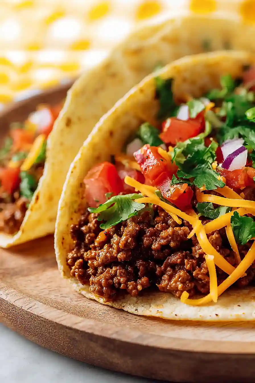 mexican ground beef tacos