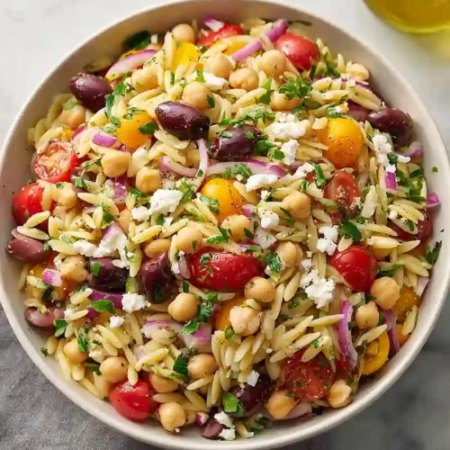 mediterranean orzo salad