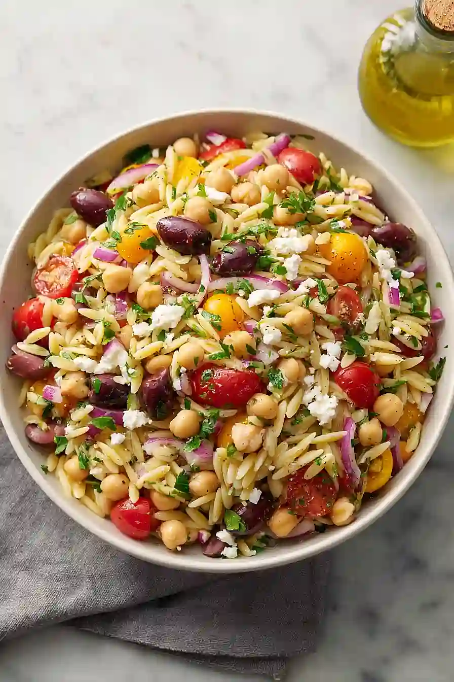 mediterranean orzo salad
