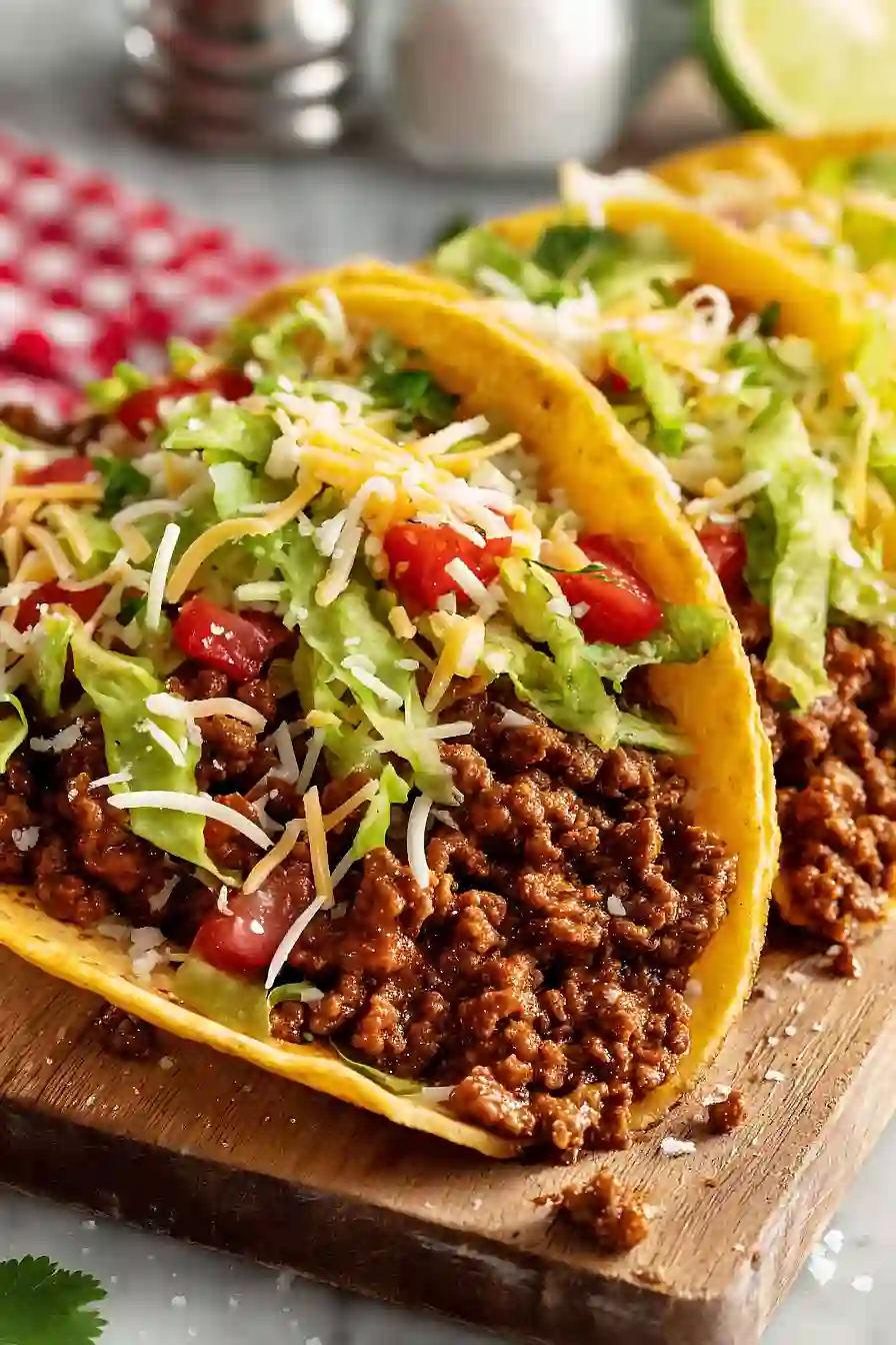 ground beef tacos