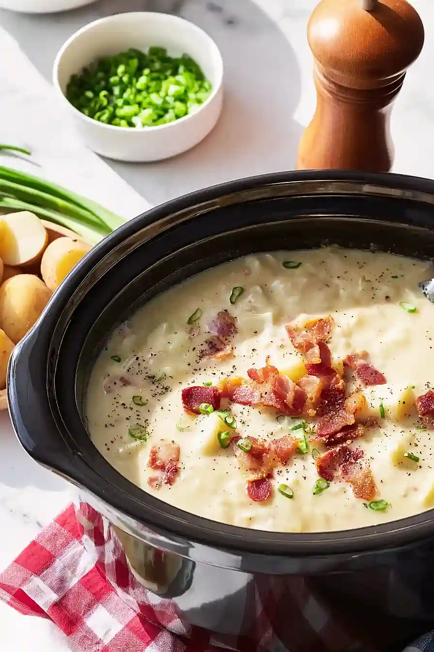 crockpot loaded potato soup