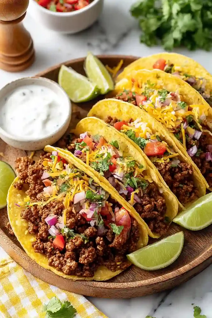 mexican ground beef tacos
