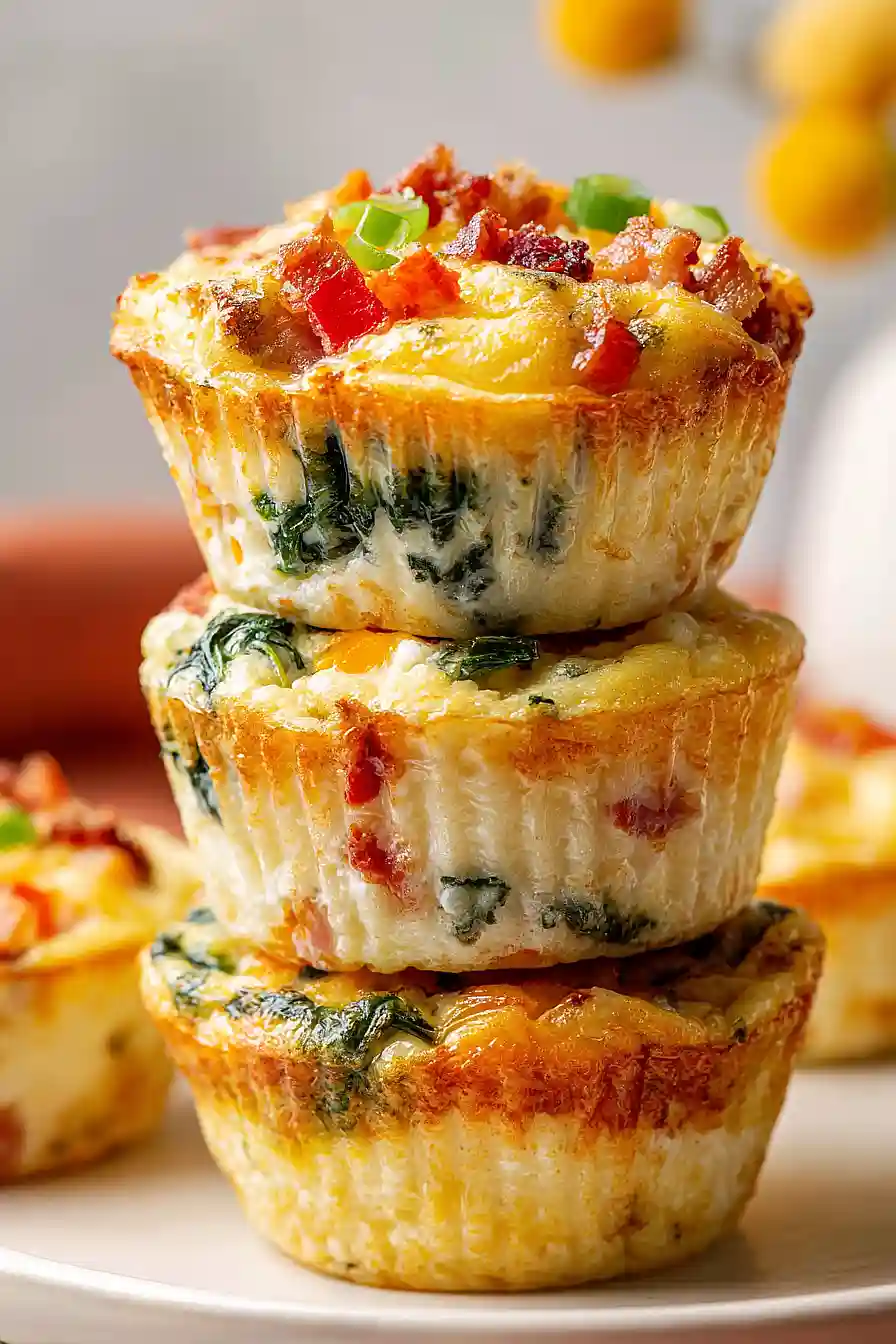 cottage cheese egg bites with bacon