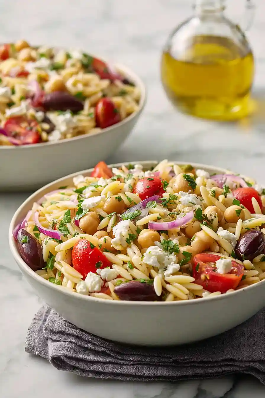 mediterranean orzo salad