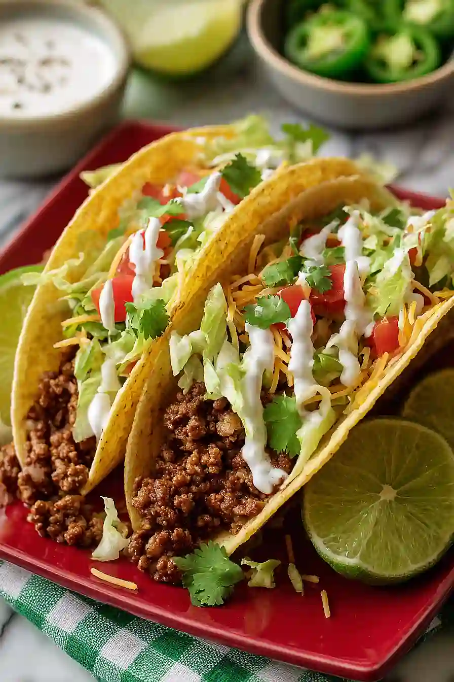 crockpot ground beef tacos