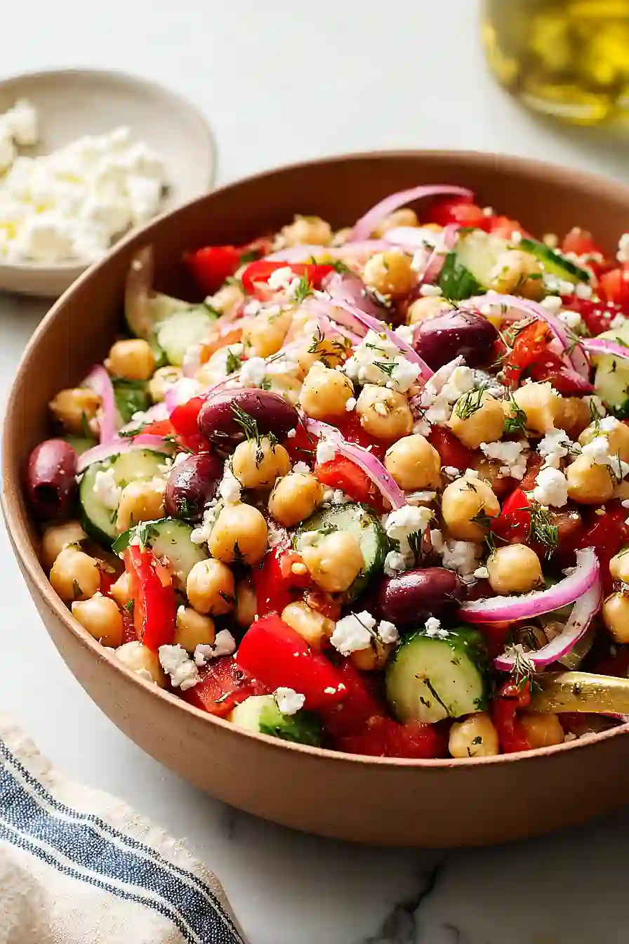 mediterranean garbanzo bean salad
