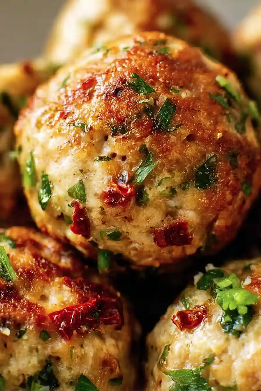 mediterranean chicken meatballs