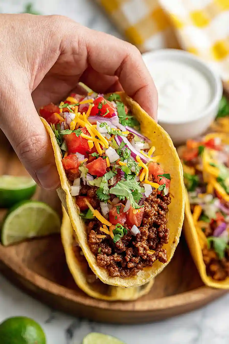 mexican ground beef tacos