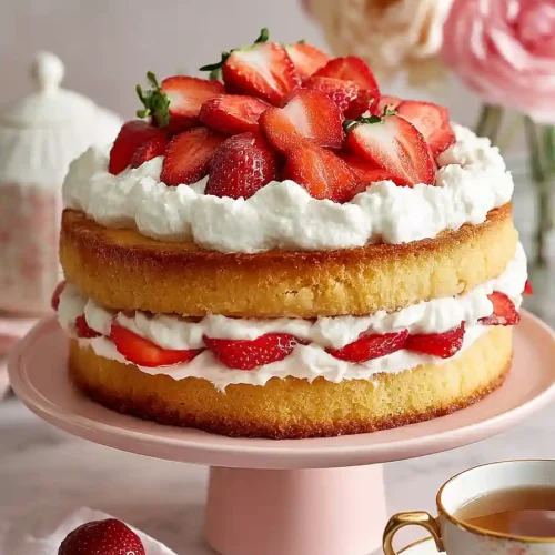 strawberry shortcake with box cake mix
