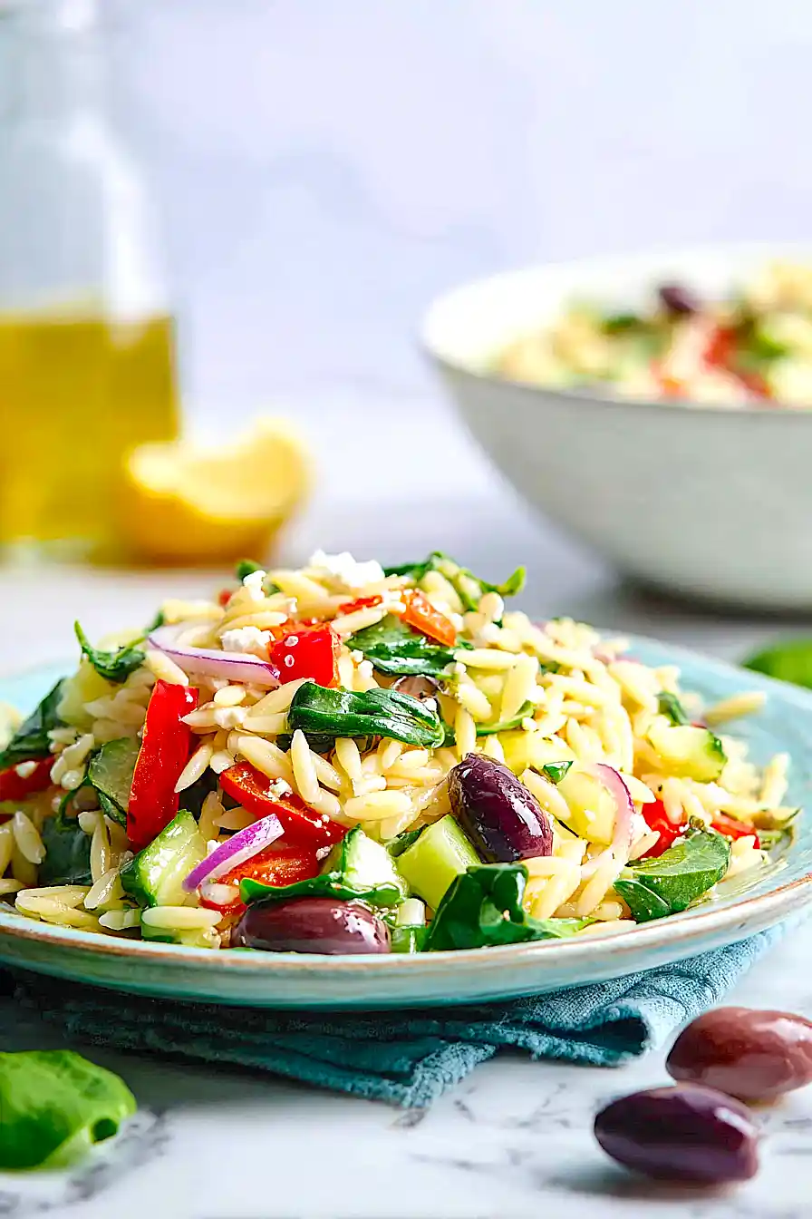 mediterranean orzo salad