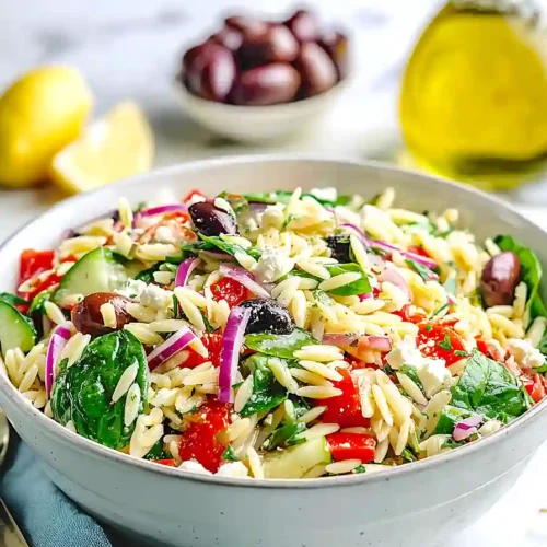 mediterranean orzo salad
