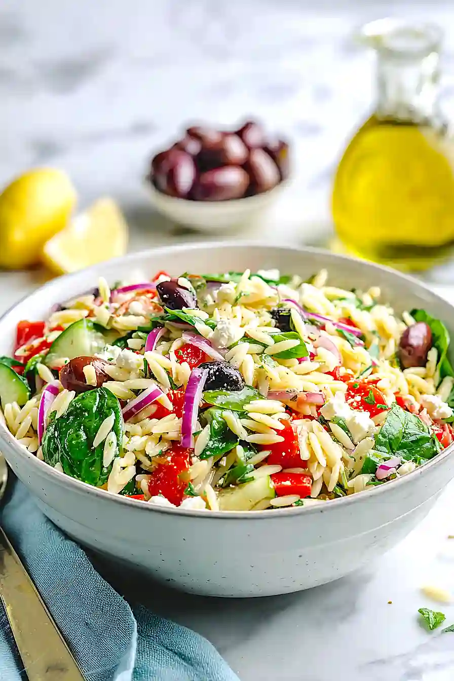 mediterranean orzo salad