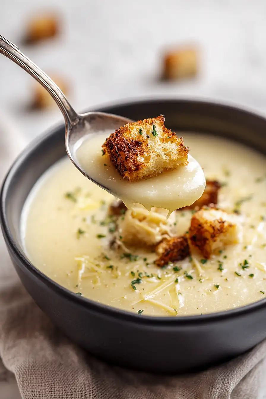roasted garlic potato soup