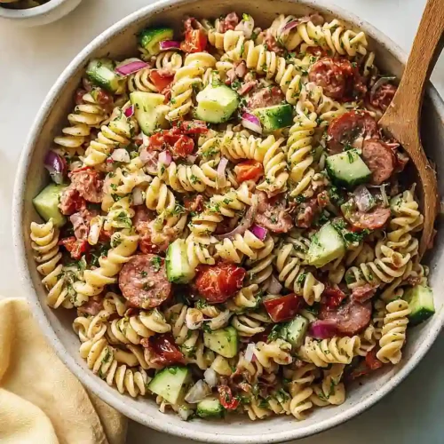 gluten free high protein pasta salad