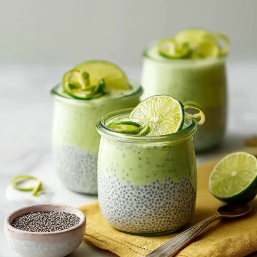key lime chia seed pudding