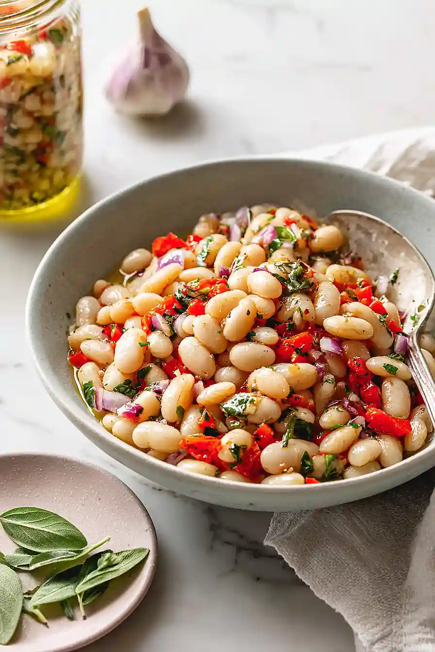 Italian Marinated White Beans