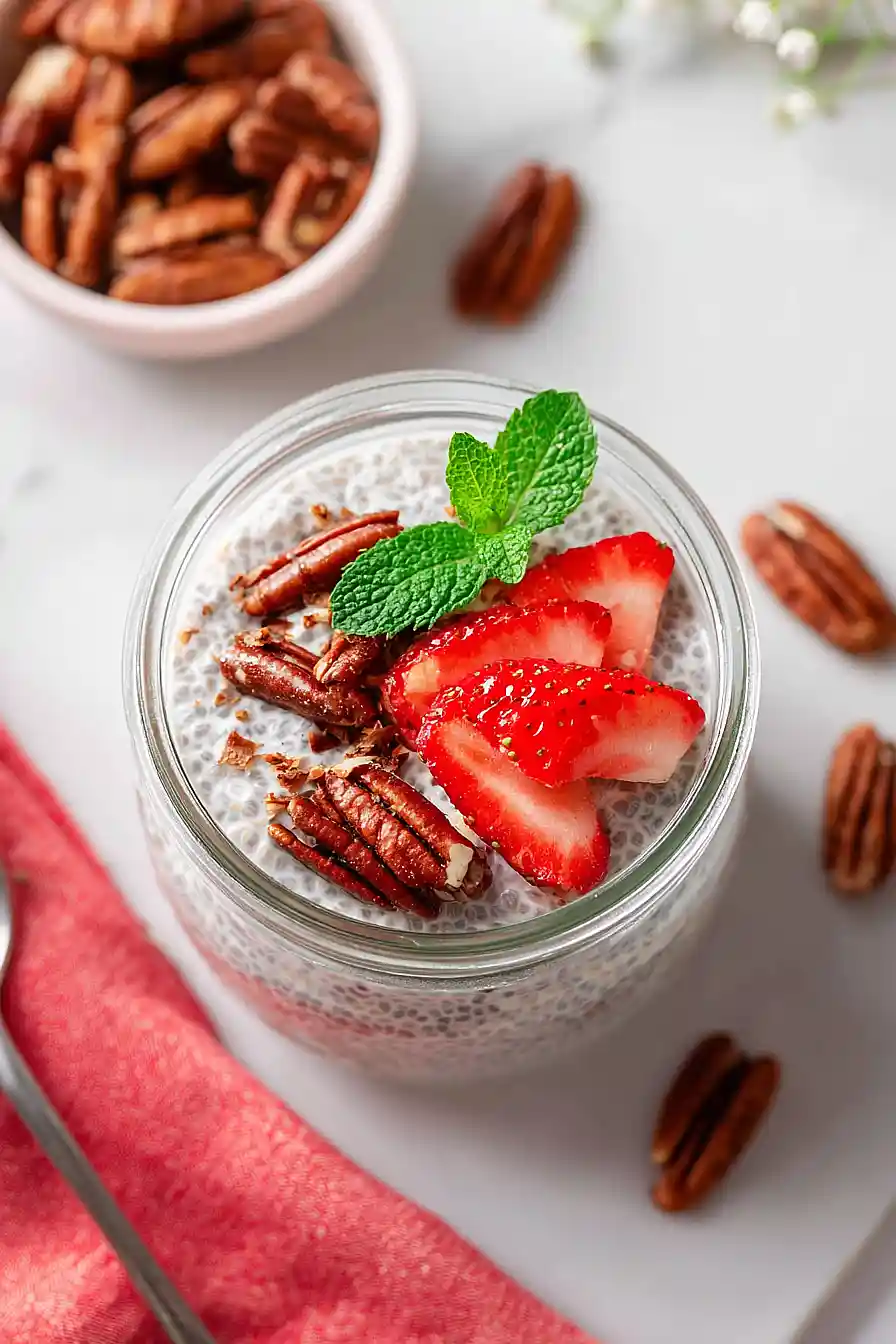 keto low carb chia seed pudding