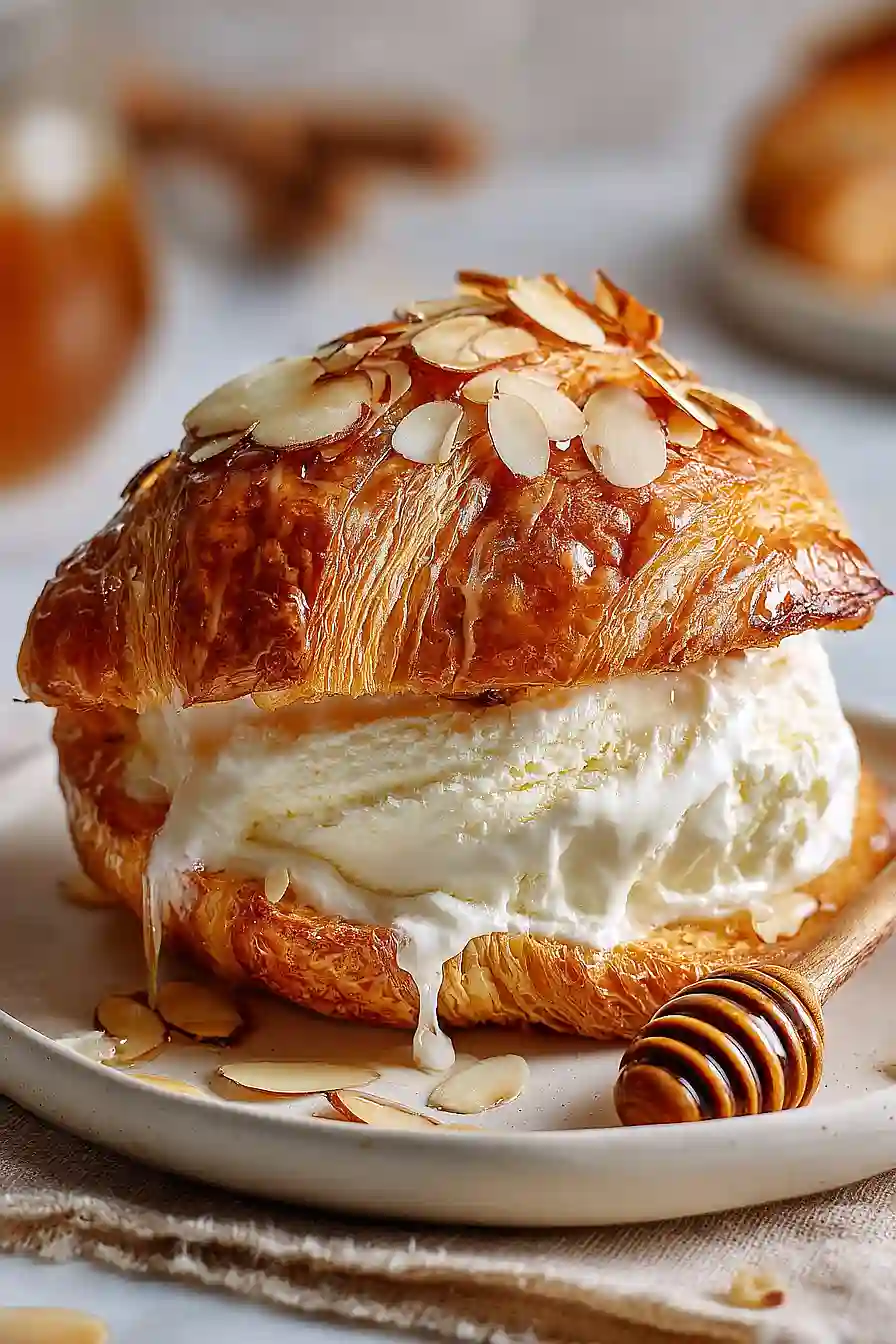 ice cream croissant