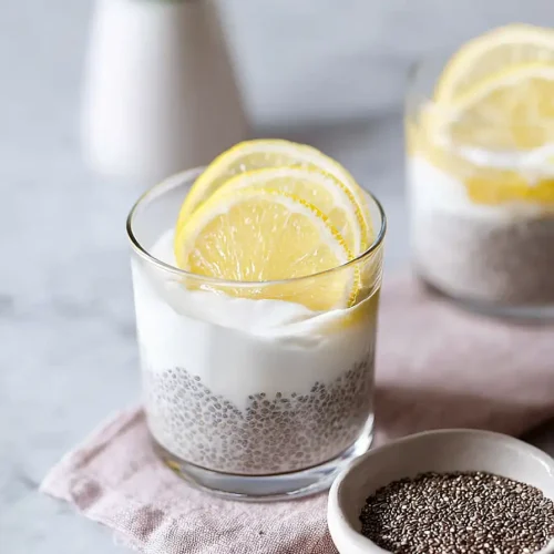 lemon chia seed pudding
